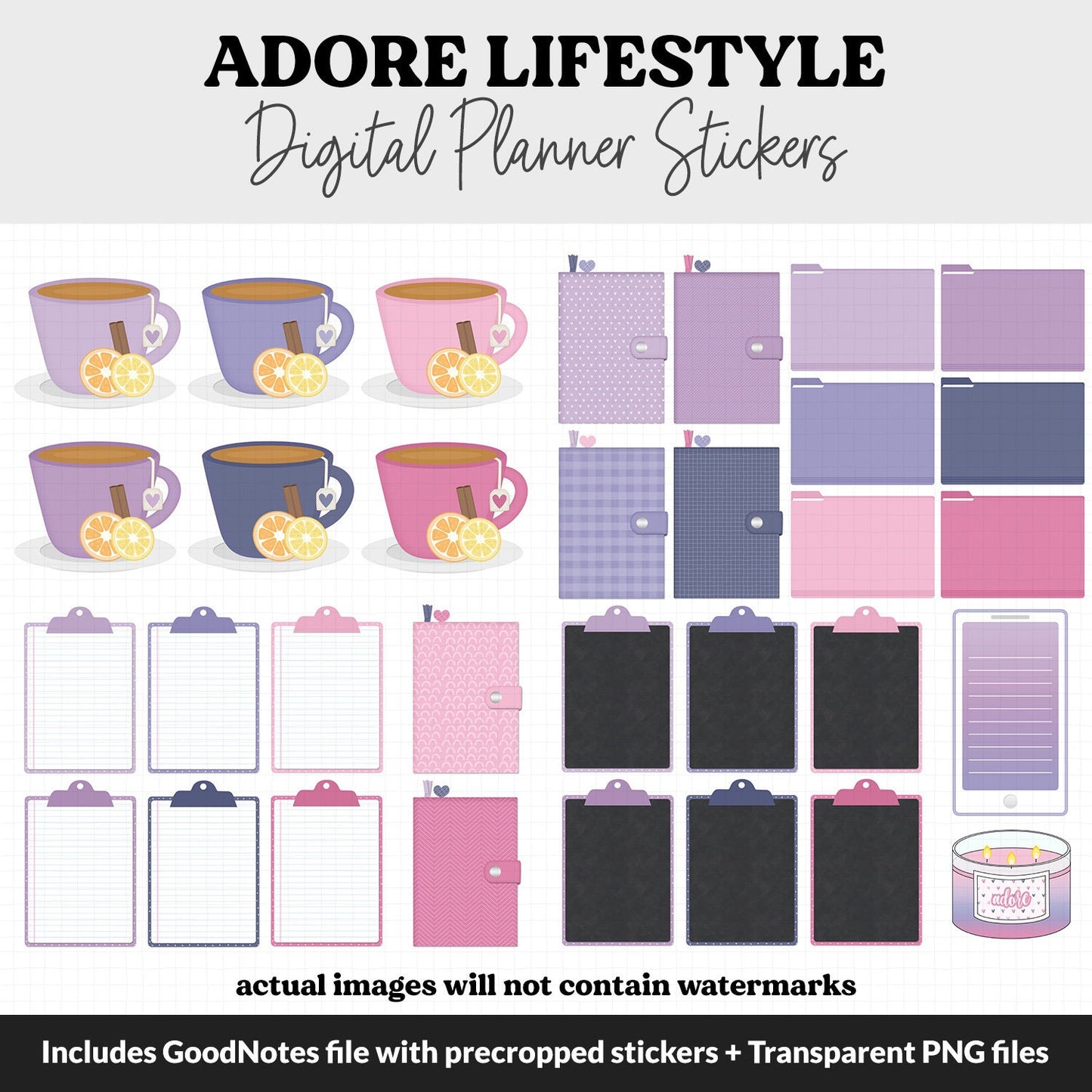 Adore Lifestyle Add-On Digital Stickers