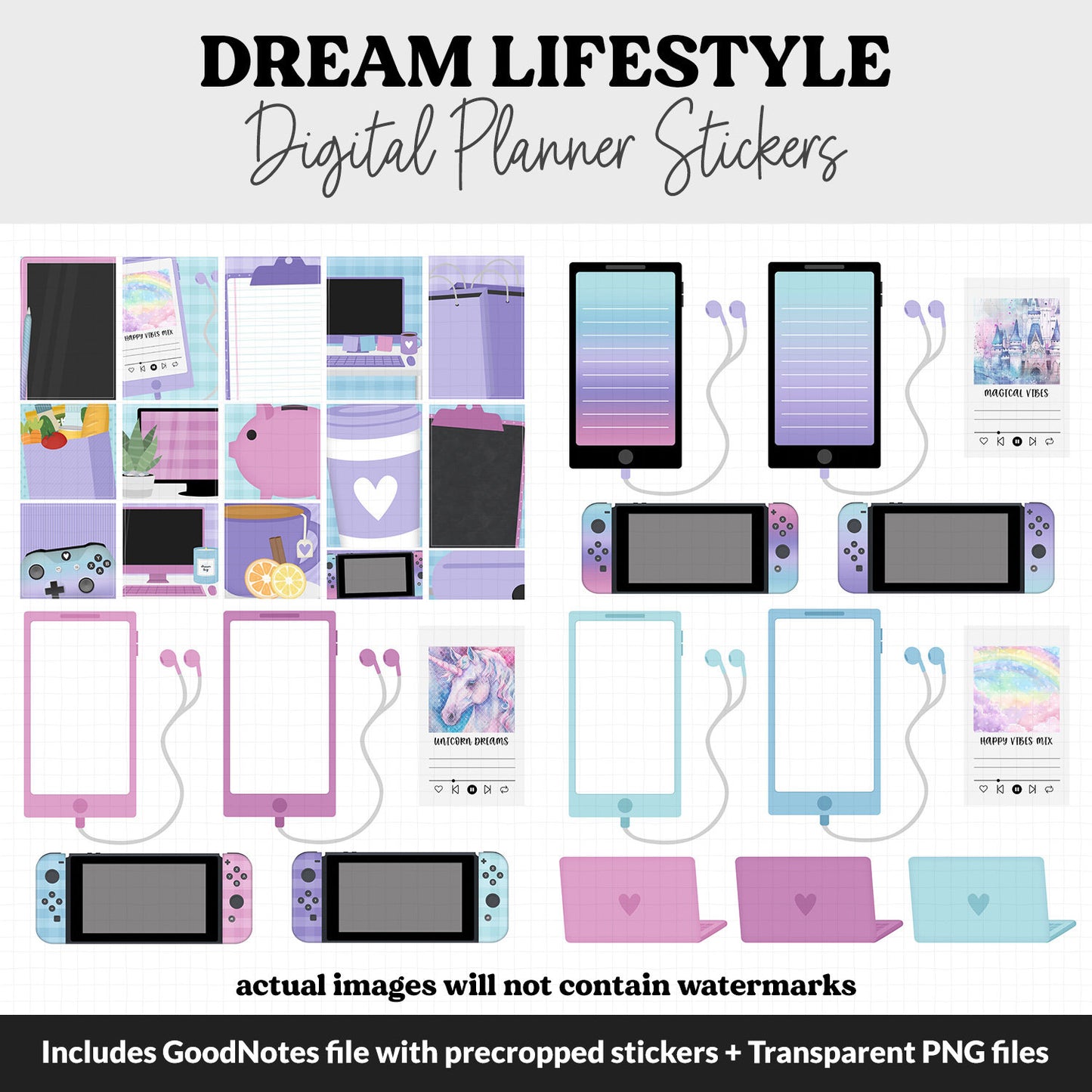 Dream Lifestyle Add-On Digital Stickers