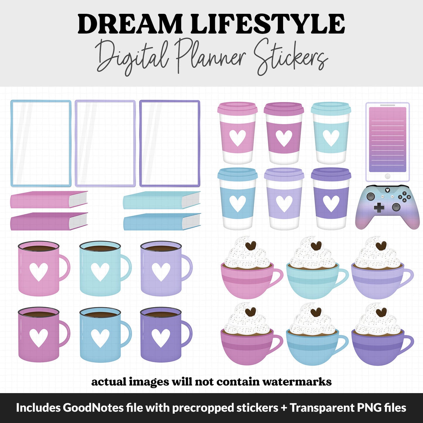 Dream Lifestyle Add-On Digital Stickers