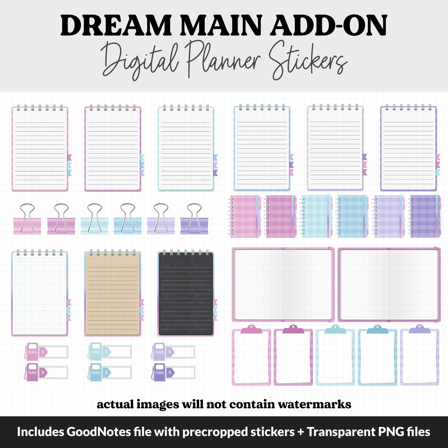 Dream Add-On Digital Stickers