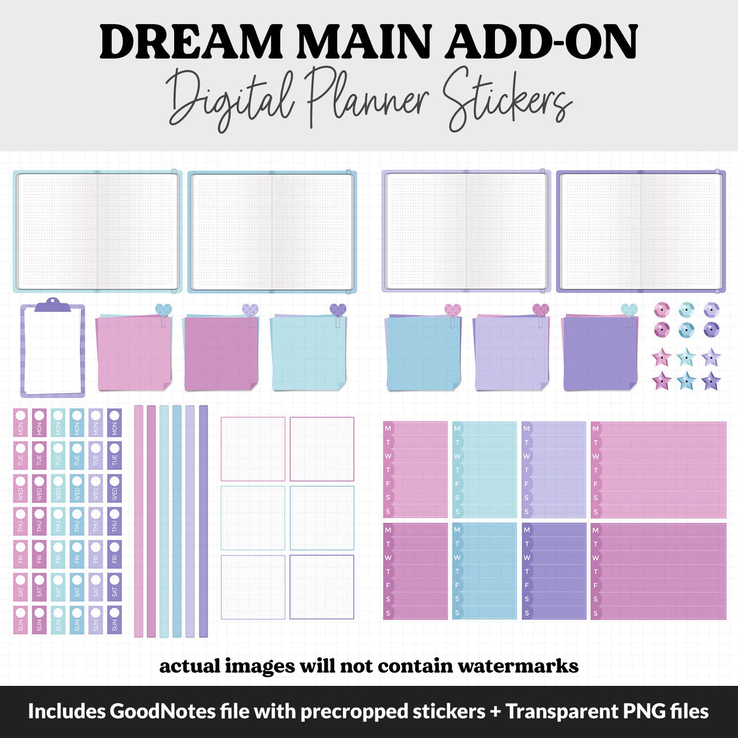 Dream Add-On Digital Stickers