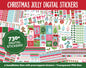 Christmas Holiday Jolly Mega Digital Sticker Bundle | GoodNotes & iPad | Winter, Calendar Dates, Sticky Notes, Washi, Trackers and More!