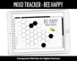 Bee Happy Mood Tracker for Digital Planners