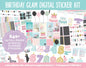 Birthday Glam Digital Stickers