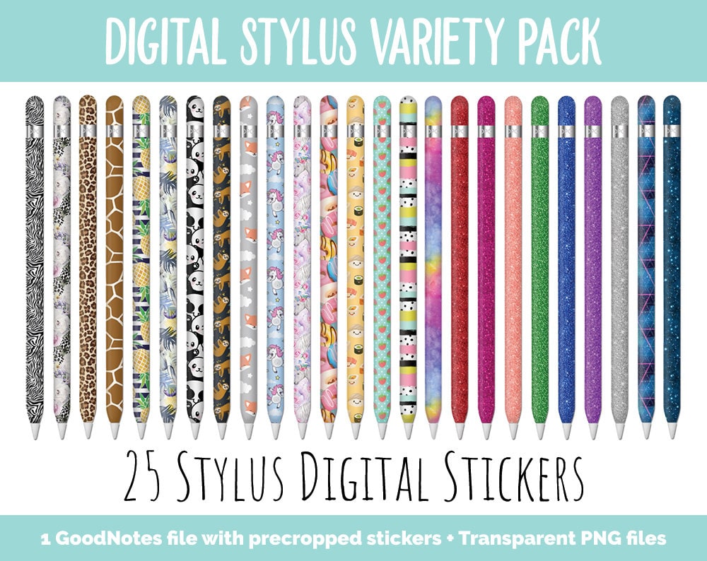 Digital Stylus Stickers | GoodNotes, iPad and Android | Apple Pencil
