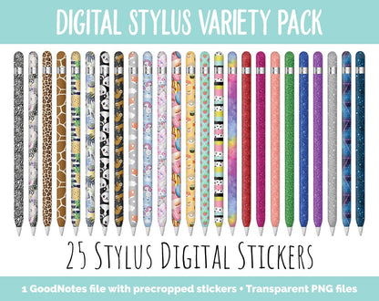 Digital Stylus Stickers | GoodNotes, iPad and Android | Apple Pencil