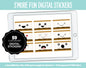 S’more Fun Emoji Digital Sticker Mini Kit | GoodNotes, iPad and Android | Mood Tracker, Camping, Food