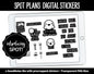Digital Planning with Spot Stickers | GoodNotes, iPad and Android | Spot, Washi, Stylus, Calendar