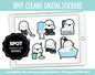Spot Cleans Digital Stickers | GoodNotes, iPad and Android | Chores, Cleaning, Adulting