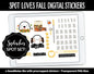 Spot Loves Fall Digital Stickers | GoodNotes, iPad and Android | Spot, Washi, Fineliners, Autumn, October, Calendar