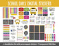School Days Digital Planner Stickers | GoodNotes, iPad and Android | Back to School