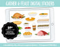 Gather & Feast Digital Stickers | GoodNotes, iPad and Android | Thanksgiving, Food, Instant Pots