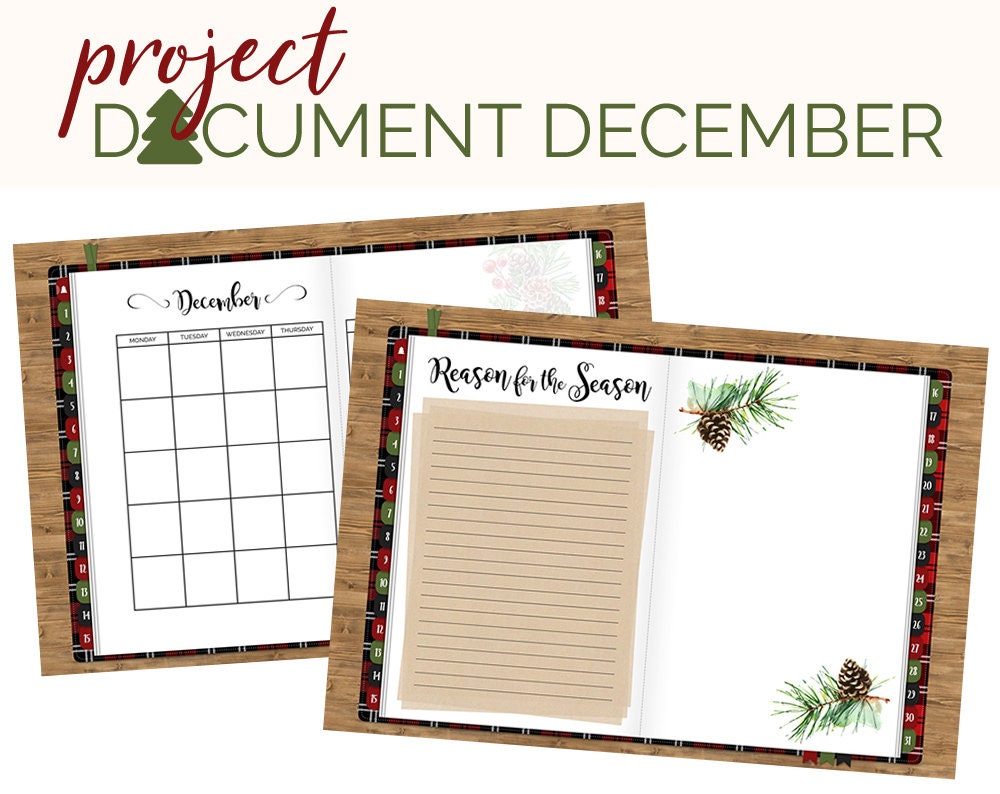 2019 Project Document December Digital Album and Stickers