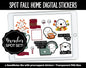 Spot Fall Home Digital Stickers | GoodNotes, iPad and Android | Home, Furniture, Fall, Thanksgiving