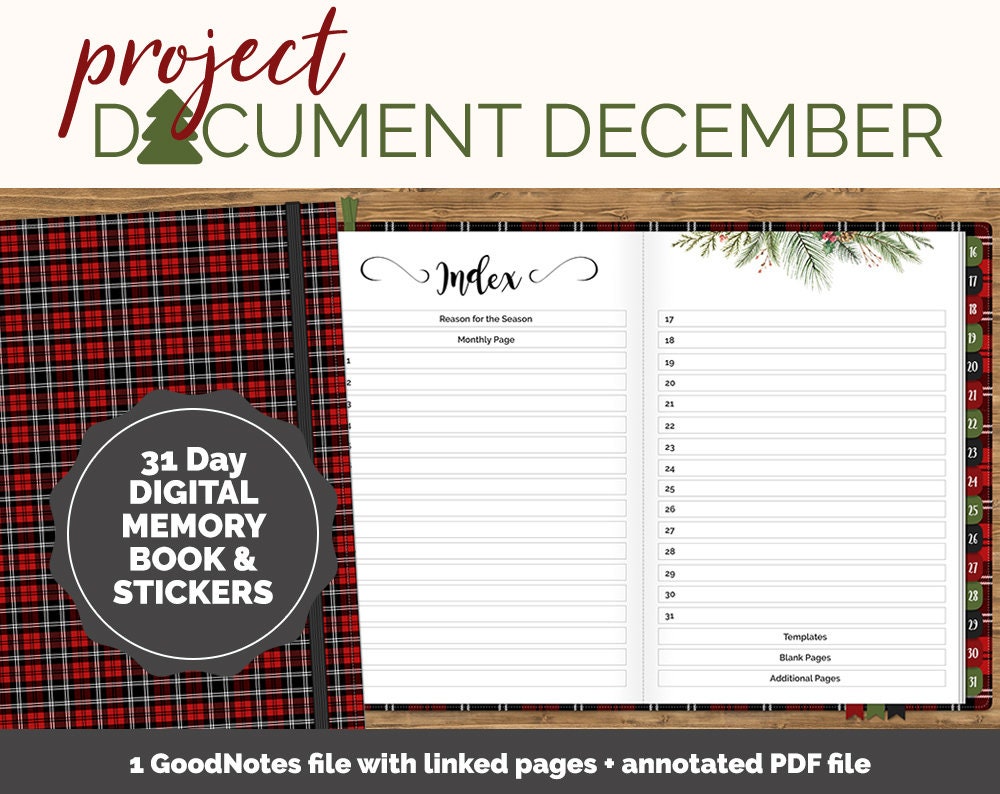 2019 Project Document December Digital Album and Stickers
