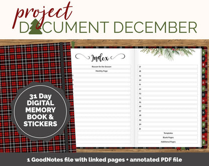 2019 Project Document December Digital Album and Stickers