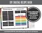 DIY Digital Recipe Book | Goodnotes, iPad & Android  | Recipes, Meal Planning