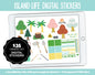 Island Living Inspired by Animal Crossing Digital Stickers | GoodNotes, iPad and Android | Switch, Gaming, Weekly Kit, Camping, Outdoors