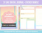 31 Day Digital Journal + Sticker Bundle | Fantasy Theme