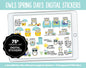 Owl Obsession Spring Days Digital Stickers | GoodNotes & iPad | April, Spring, Chores, Weekly Kit, Trackers and More!