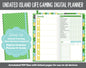 Undated Island Life Slim Digital Planner | GoodNotes, iPad & Android | Animal Crossing Inspired | Gaming Planner