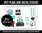 Spot Plans June Digital Stickers | GoodNotes, iPad and Android | Summer, Beach, Adulting, Planning