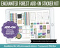 Enchanted Forest Add On Digital Stickers | GoodNotes & iPad | Trackers, Meal Planning, Fitness, TV, Budget