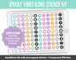 Spooky Vibes Icon Digital Planner Stickers | GoodNotes, iPad and Android | Icons, Life, Weather, Everyday