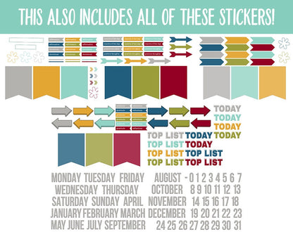 31 Day Digital Journal + Sticker Bundle | Harvest Theme