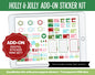 Holly & Jolly Add-On Digital Stickers | GoodNotes | iPad and Android | Winter, Christmas, Trackers, Budget, Fitness, Health, Habits