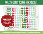 Holly & Jolly Icon Digital Planner Stickers | GoodNotes, iPad and Android | Icons, Life, Weather, Everyday