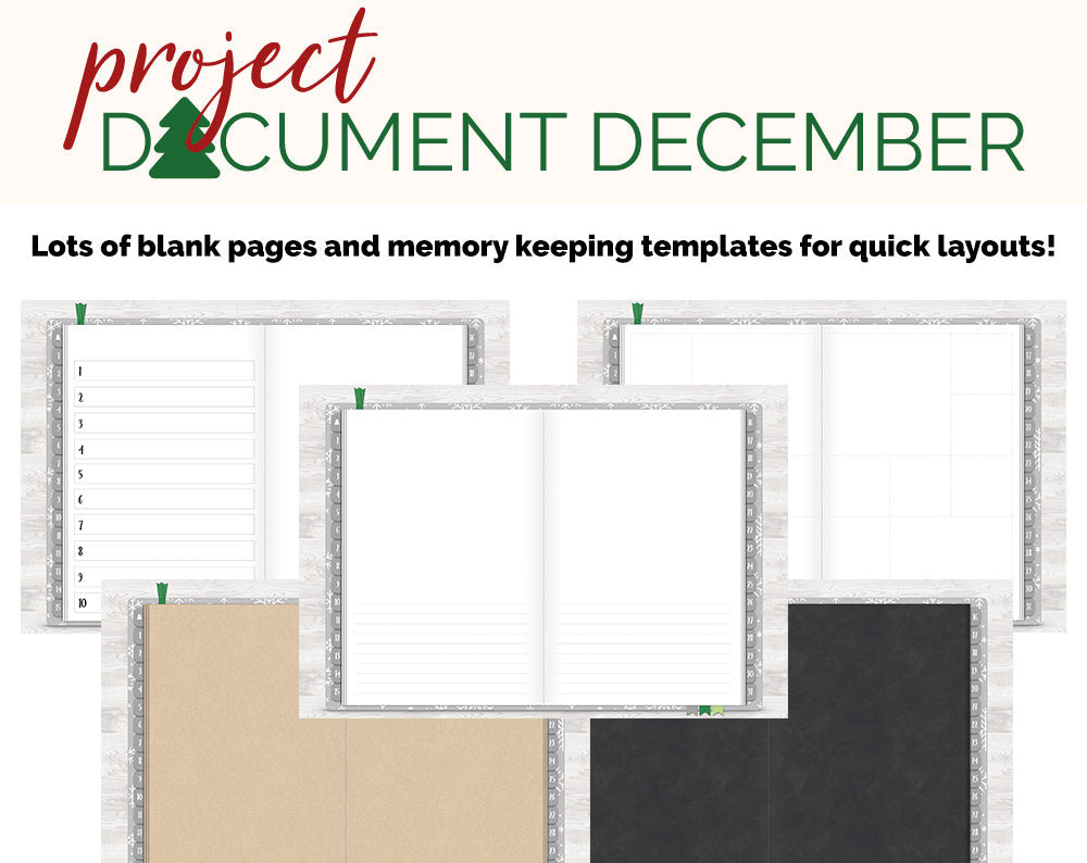 2020 Project Document December Digital Album and Stickers