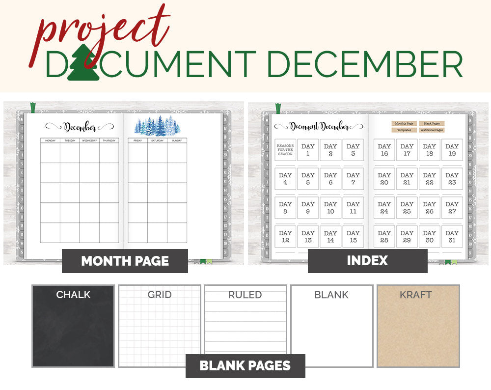 2020 Project Document December Digital Album and Stickers