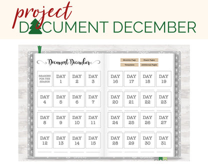2020 Project Document December Digital Album and Stickers