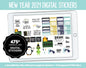 New Year 2021 Digital Planner Stickers | GoodNotes, iPad and Android