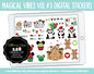 Magical Vibes Vol #3 Merry Fun Digital Planner Stickers | GoodNotes, iPad and Android | Christmas, Scrapbook, Memories, Day at the Park