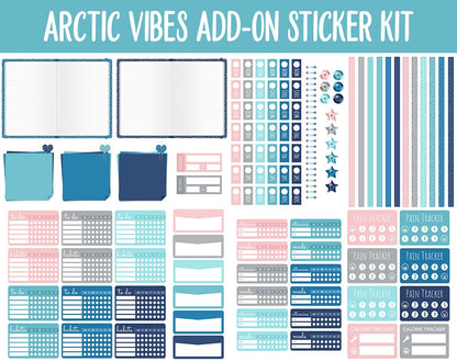 Arctic Vibes Add-On Digital Stickers | Polar Theme
