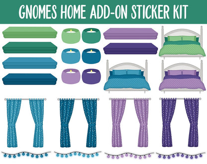 Gnomes Galore Home Digital Stickers | GoodNotes & iPad | Furniture, Decor