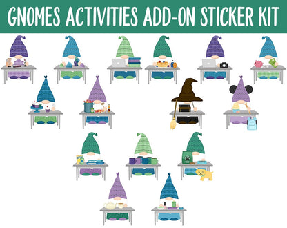 Gnomes Galore Activities Digital Stickers | GoodNotes & iPad | Crafts, School, Work, Hobbies