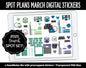 Spot Plans March Digital Stickers | GoodNotes, iPad and Android | St. Patrick's Day, Sassy, Adulting, Planning