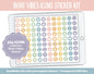 Boho Vibes Icon Digital Planner Stickers | GoodNotes, iPad and Android | Icons, Life, Weather, Everyday