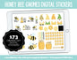 Honey Bee Gnomes Digital Planner Stickers | GoodNotes, iPad and Android | Honeycomb, Wildflowers, Gnome