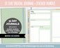 31 Day Digital Journal + Sticker Bundle | Boho Theme