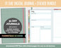 31 Day Digital Journal + Sticker Bundle | Farmstead Theme