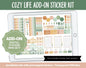 Cozy Life Add-On Digital Stickers | GoodNotes & iPad | Trackers, Budget, Fitness, Health, Habits