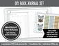 DIY Digital Book Journal + Sticker Set | Goodnotes, iPad & Android  | Reading Tracker, Reviews, Log, Challenges