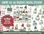 Gnome for the Holidays Digital Sticker Mega Bundle | GoodNotes & iPad | Christmas, Holidays, December, Papers, Activities, Adulting, Tasks