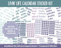 Livin' Life Calendar Essentials Digital Planner Stickers | GoodNotes, iPad and Android | Dates, Days of the Week, Months