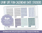 Livin' Life Fun Calendar Date Digital Stickers | GoodNotes, iPad and Android