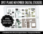 Spot Plans November Digital Stickers | GoodNotes, iPad and Android | Cozy, Fall, Autumn, Adulting, Planning